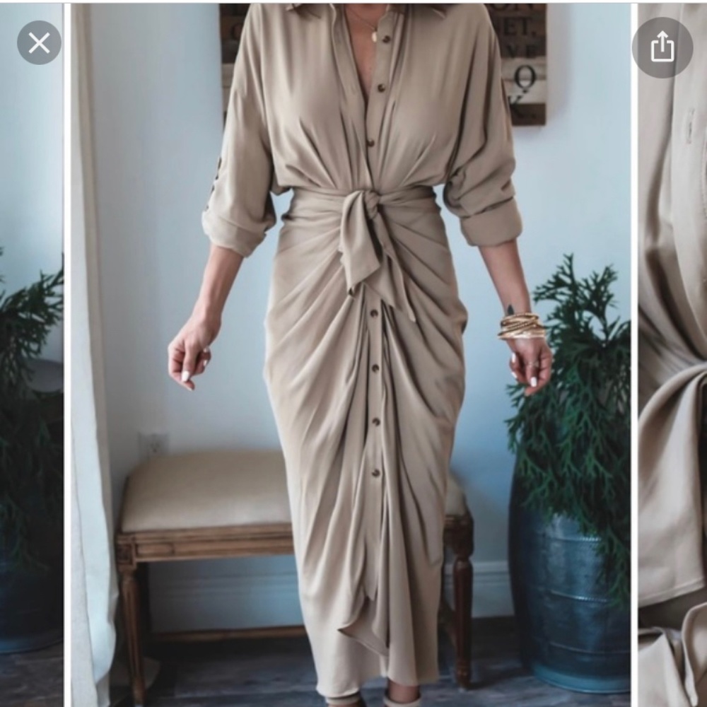 Brand new wrap dress from Miami’s OHM boutique size L